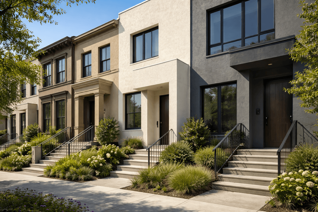 Stucco Color & Texture Design Brooklyn NY You see those gorgeous homes, the perfectly updated brownstones, the killer new townhouses, the industrial lofts, and they all have one thing in common: a jaw-dropping exterior. And the secret weapon giving them that expensive, refined, cool look? Stucco. Forget the bland, flat stucco of the suburbs. In Brooklyn, choosing your stucco finish isn't just a maintenance decision; it's a massive design flex. You’re not just slapping on paint; you’re fireproofing your investment, dramatically boosting curb appeal, and wrapping your home in a custom-tailored jacket that fits perfectly into the coolest urban landscape on the planet. Ready to stop guessing? Understanding the dynamic duo, color and texture, is the single most important key to getting a timeless, visually balanced, drop-dead gorgeous exterior that lasts. Why Brooklyn Homeowners Insist on Stucco Let’s be real, this borough is intense. We need materials that can handle the erratic NYC weather, the constant city grime, and the dense, busy lifestyle. Stucco doesn't just hang in there; it's a superhero: It’s a Freaking Tank: When installed correctly (and we stress correctly), this stuff lasts forever, shrugging off snow, heat, and everything in between. The Clean Finish Factor: It gives you that seamless, architectural vibe that defines high-end modern design. No busy seams, just pure surface. Hello, Lower Bills: It offers fantastic insulation properties, which is a massive win when heating and cooling a classic old townhome. Urban Defense: Naturally resistant to fire and pests. In a densely packed neighborhood, that’s serious peace of mind. You're the Designer: You get total control over the finished look, customizing both the texture and the color to match your specific block and style. Choosing the Right Texture for Your Brooklyn Exterior Texture is the absolute soul of your stucco. It dictates how the light hits your home, how much dirt you can get away with, and whether your house screams "vintage charm" or "cutting-edge modern." The Smooth Finish: The CEO of Stucco: This is the finish for the minimalist perfectionist who wants that sharp, gallery-like look. It’s utterly contemporary, paired flawlessly with black metal, sharp angles, and bold doors. The Reality Check: Smooth stucco is beautiful but a total diva. It shows every single imperfection, so you must hire the most meticulous, best-reviewed contractor possible. No shortcuts here. Sand or Float Finish: The Luxe Compromise: This is your best friend. The Sand finish adds subtle grit and visual softness, avoiding that sterile feeling. It works beautifully on traditional townhomes and mixed-style streets because it’s both classic and clean. The Biggest Perk? It’s a genius at gracefully hiding minor surface flaws and wall inconsistencies. Spanish Lace Finish: The Neighborhood MVP: This is the classic Brooklyn texture and a go-to for a reason. Its soft, slightly decorative pattern adds dimension without ever looking too busy. It’s versatile enough to complement both a historic brownstone and a recently updated façade, the perfect choice for a low-drama, high-impact refresh. Skip Trowel Finish: The Hand-Finished Art Piece: This technique leaves intentional, elegant curved marks, giving the wall a beautiful, hand-finished look. It adds movement without being overly rough, perfect for homeowners who want visual depth that still feels refined and intentional. Dash or Rough Textures: Practicality Over Polish: You'll see these heavier textures more on older commercial properties or very traditional homes where covering up major imperfections was the main goal. While tough, they are generally less common for the sleeker, contemporary residential look Brooklyn loves. The Hottest Stucco Color Trends in Brooklyn NY Your color choice needs to be a vibe: modern enough to look current, but timeless enough to last a decade without regret. The Quiet Money Colors: You simply can’t fail with warm whites, soft creams, high-end taupes, and light grays. These classics reflect light beautifully (essential on our narrow streets) and serve as the perfect, expensive-looking backdrop for architectural details. The Urban Edge Look: We’re talking cool gray and deep charcoal tones. This is the sophisticated, urban, industrial aesthetic. Pair these dark colors with a clean texture and metal accents, and your exterior screams "Brooklyn cool." Natural Glam Shades: There's a huge surge toward colors inspired by natural materials, think concrete, sand, and limestone. These tones look incredible on stucco, especially when paired with the classic stone steps or modern paver walkways we see everywhere. The High-Contrast Pop: Most savvy homeowners start with a neutral base and then unleash the drama on the accents. Black, deep bronze, rich navy, or dark forest green on the doors and window frames are the key to a polished, magazine-worthy finish. The Synergy: Where Color and Texture Make Magic This is the design intelligence part. Texture is like a filter for your color, and in Brooklyn, it’s vital for camouflage. Smooth Perfection: A smooth finish makes your color look sharper, brighter, and more vivid. It's high definition. Textured Softness: A textured finish softens the color tone and creates shadow lines that give the wall genuine depth, not just a flat wash. Hiding the City Grit: In our dusty, gritty environment, a textured stucco can be a lifesaver, as it naturally helps camouflage city grime, dust, and minor wear much better than a smooth surface. Your Winning Combos: Sleek Boss: Smooth stucco + deep charcoal = minimalist urban perfection. Timeless Winner: Sand finish + warm white = classic, welcoming curb appeal that never fades. Polished & Safe: Lace finish + earthy taupe = elegant, high-value versatility. Matching Your Stucco Design to the Architecture The best stucco jobs pay respect to the bones of the building while introducing a modern touch: Brownstones: Go soft (sand/lace) and use warm, slightly historic neutrals to add depth without fighting the original façade’s elegance. Townhomes (Mixed Styles): Sand or lace finishes with a light, clean color palette, keep it versatile, clean, and sophisticated. Modern Builds (New Construction): Smooth textures are non-negotiable. Pair them with those bold, dark, urban colors to maximize the geometric lines. Multi-Family Buildings: Prioritize durable, low-maintenance finishes (sand/lace) and mid-tone colors that hide wear and tear gracefully. Long-Term Survival in the NYC Climate Your choice isn't just about pretty pictures; it’s about practicality. In Brooklyn, remember: lighter stucco colors reduce heat absorption (a summer godsend), and textured finishes hide the reality of urban life better. The Final Mandate: Always, always insist on high-quality, breathable coatings and proper sealing. This is your insurance policy for long-lasting color that won't fade into a sad, chalky mess in five years. Conclusion Your stucco color and texture design is the defining moment for your home’s presence in Brooklyn, NY. Get this combination right, and you nail that perfect balance of rock-solid durability, modern style, and timeless curb appeal. Whether you’re bringing a historic gem back to life or finishing a sleek new project, a well-chosen stucco design is the smartest way to instantly pump up your property’s beauty and lasting value
